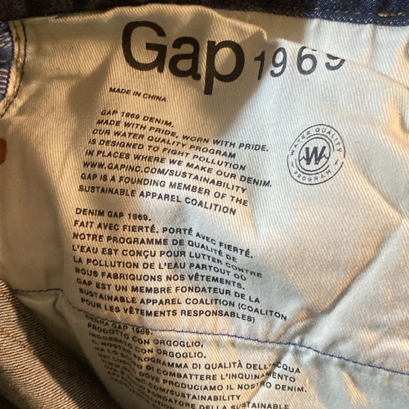 Gap 1969 slim fit men’s denim jeans - Picture 5 of 5